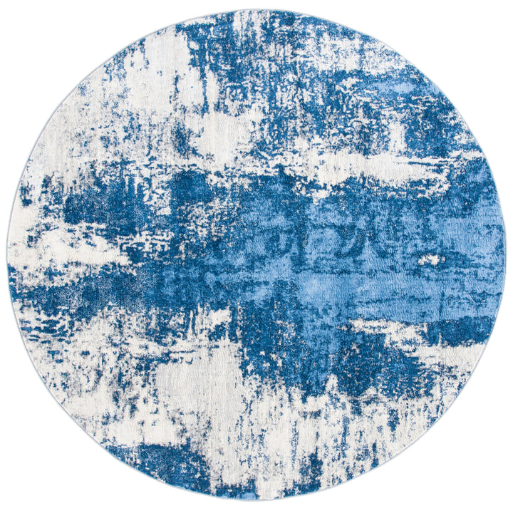 SAFAVIEH Jasper Collection JSP101M Blue / Ivory Rug Image 4