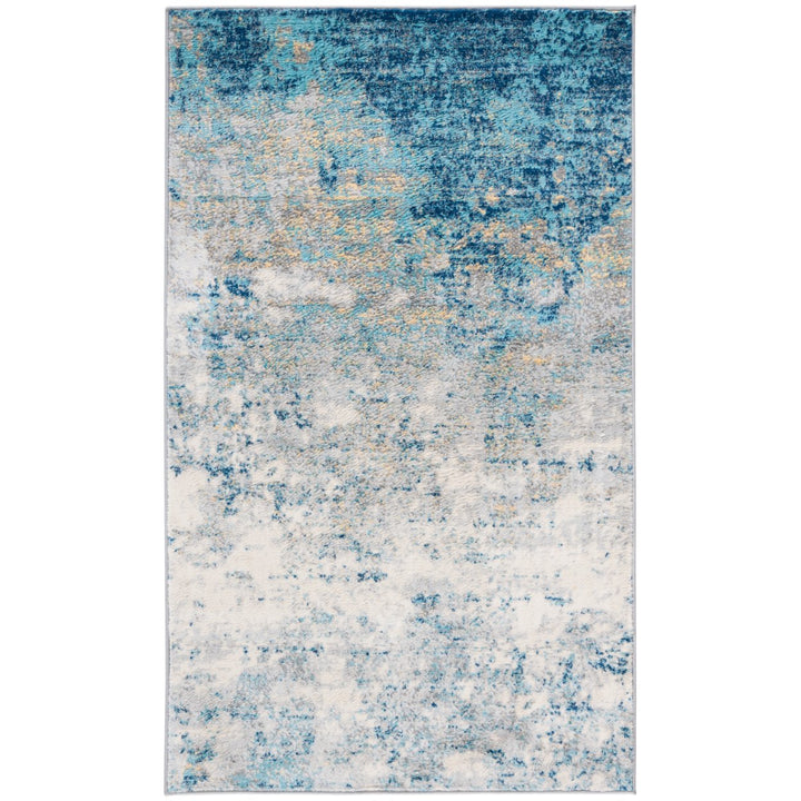 SAFAVIEH Jasper Collection JSP107G Grey / Blue Rug Image 3