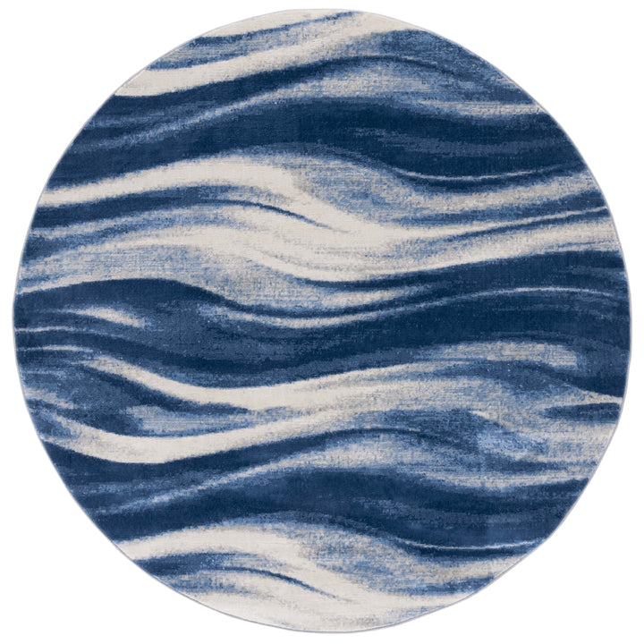 SAFAVIEH Jasper Collection JSP115N Navy / Ivory Rug Image 2