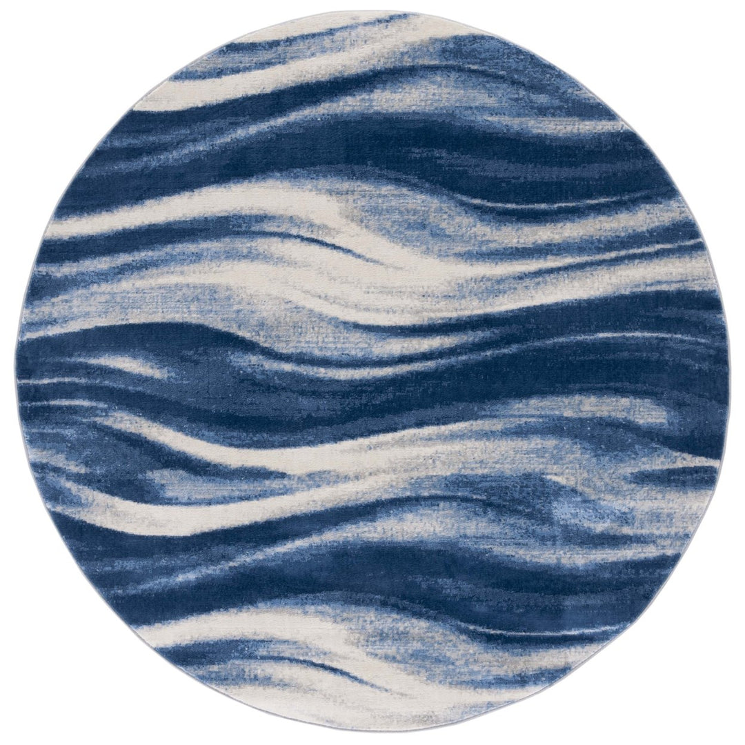 SAFAVIEH Jasper Collection JSP115N Navy / Ivory Rug Image 1