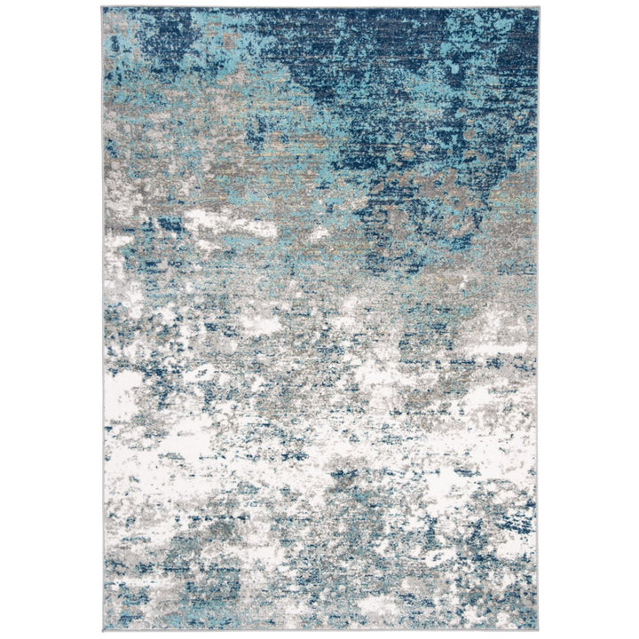 SAFAVIEH Jasper Collection JSP107G Grey / Blue Rug Image 5