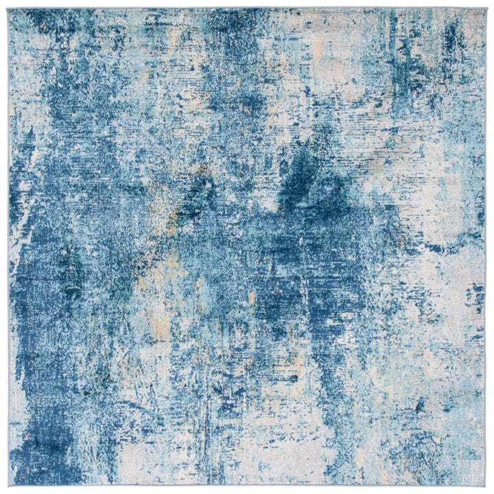 SAFAVIEH Jasper Collection JSP118J Aqua / Ivory Rug Image 4