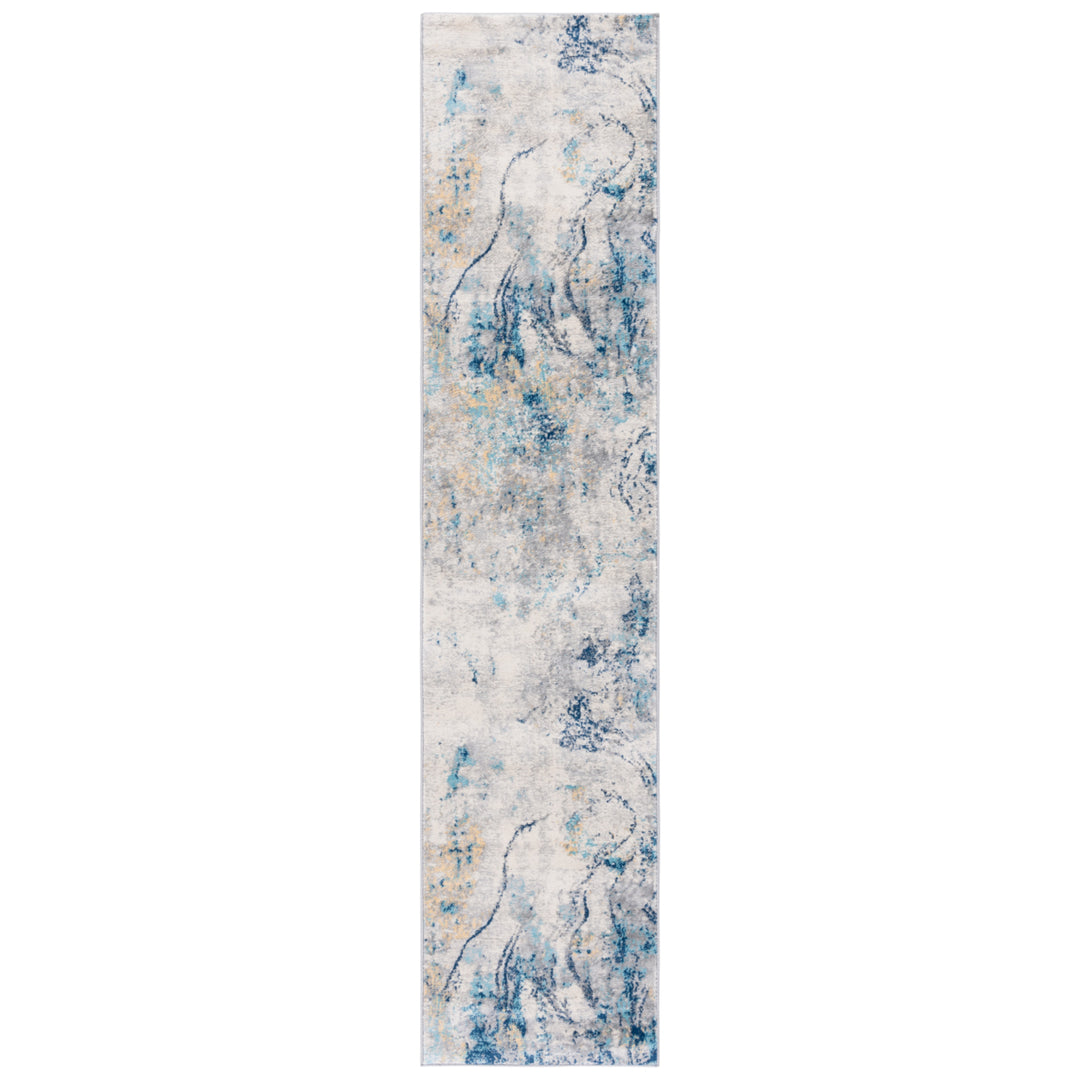 SAFAVIEH Jasper Collection JSP129A Ivory / Blue Rug Image 1