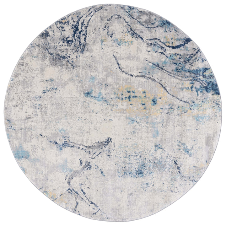 SAFAVIEH Jasper Collection JSP129A Ivory / Blue Rug Image 2