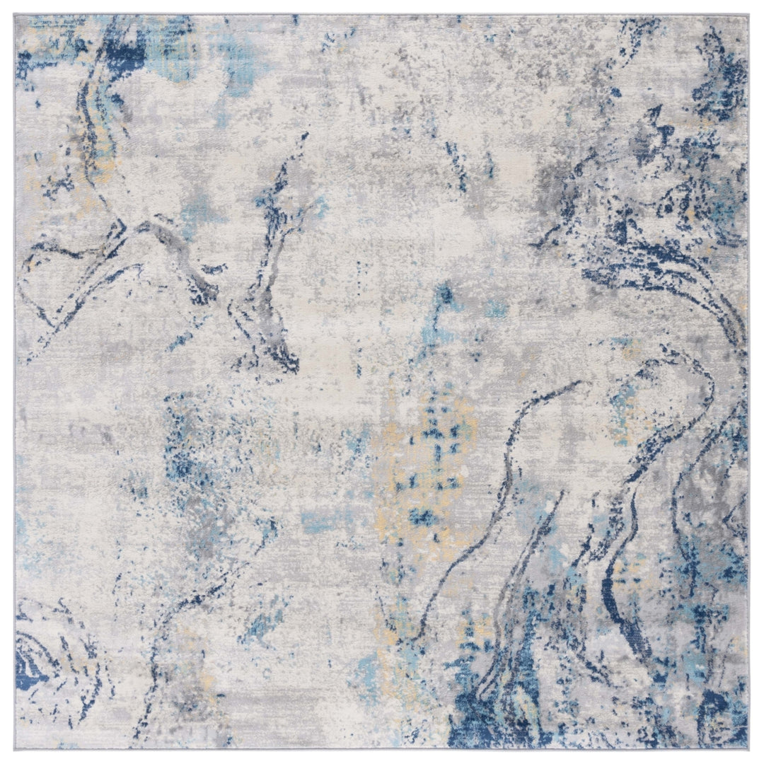 SAFAVIEH Jasper Collection JSP129A Ivory / Blue Rug Image 3