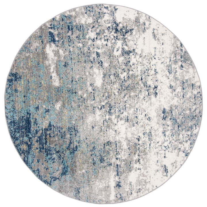 SAFAVIEH Jasper Collection JSP107G Grey / Blue Rug Image 7