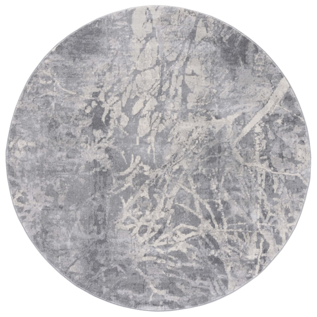 SAFAVIEH Jasper Collection JSP136F Grey / Ivory Rug Image 1