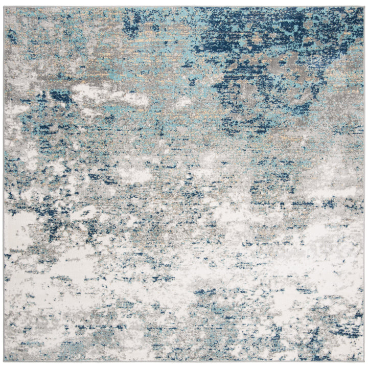 SAFAVIEH Jasper Collection JSP107G Grey / Blue Rug Image 10