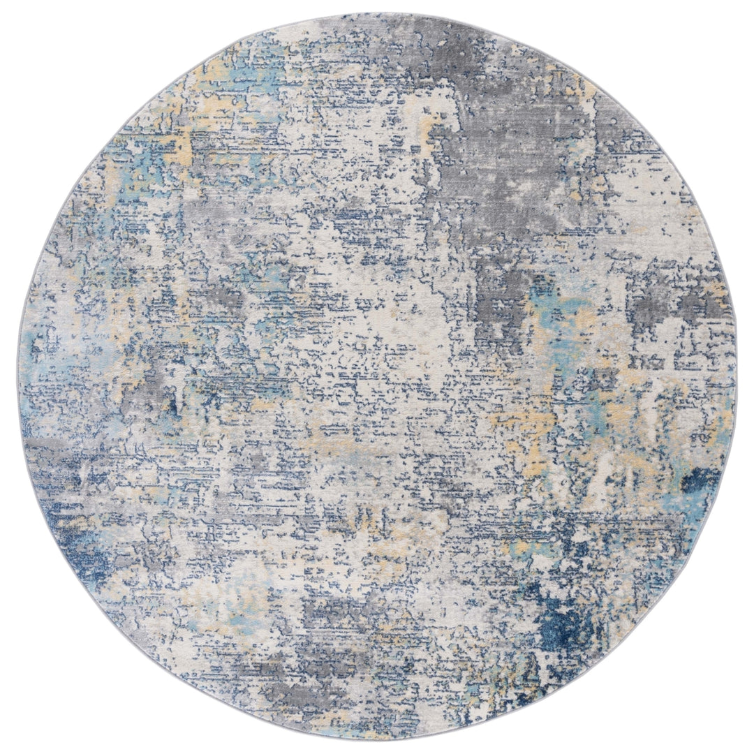 SAFAVIEH Jasper Collection JSP140F Grey / Blue Rug Image 2