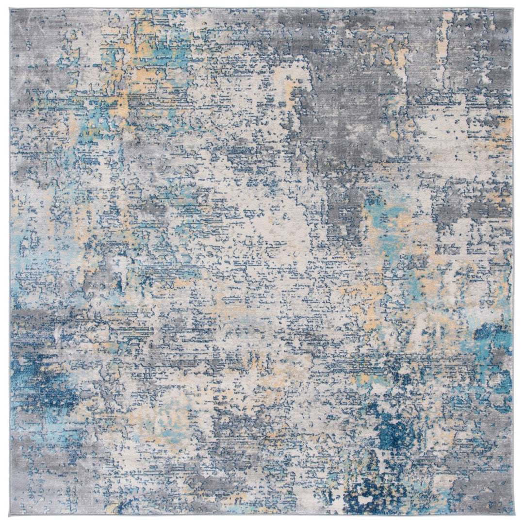 SAFAVIEH Jasper Collection JSP140F Grey / Blue Rug Image 1