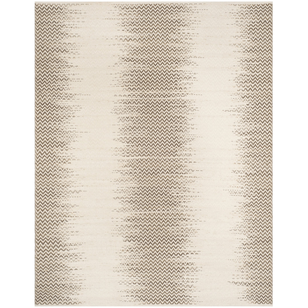 SAFAVIEH Cotton Kilim KLC121B Handwoven Brown / Ivory Rug Image 4