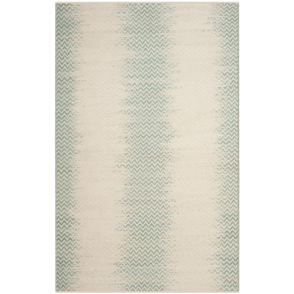 SAFAVIEH Cotton Kilim KLC121D Light Green / Ivory Rug Image 2