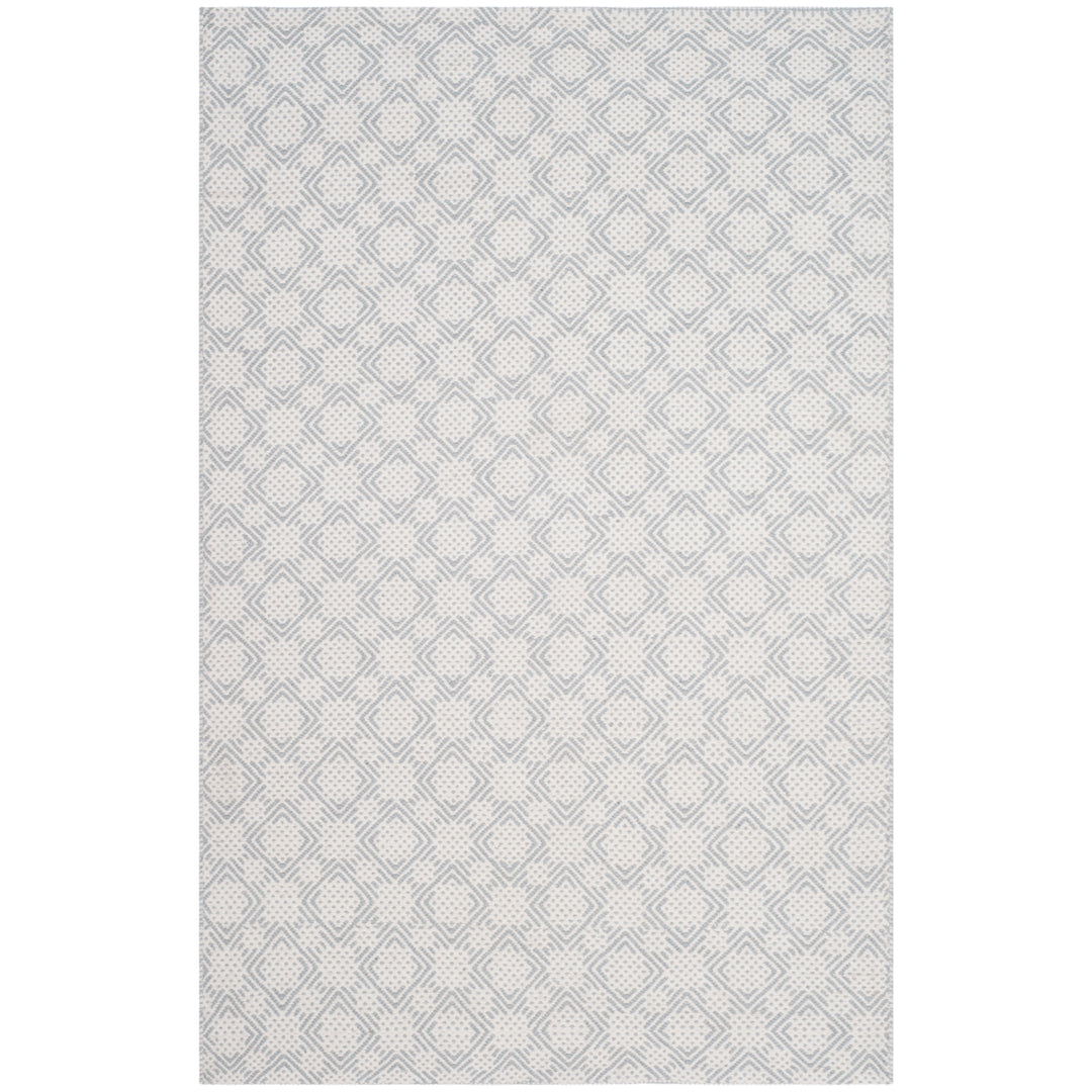 SAFAVIEH Cotton Kilim KLC222B Handwoven Grey / Ivory Rug Image 2