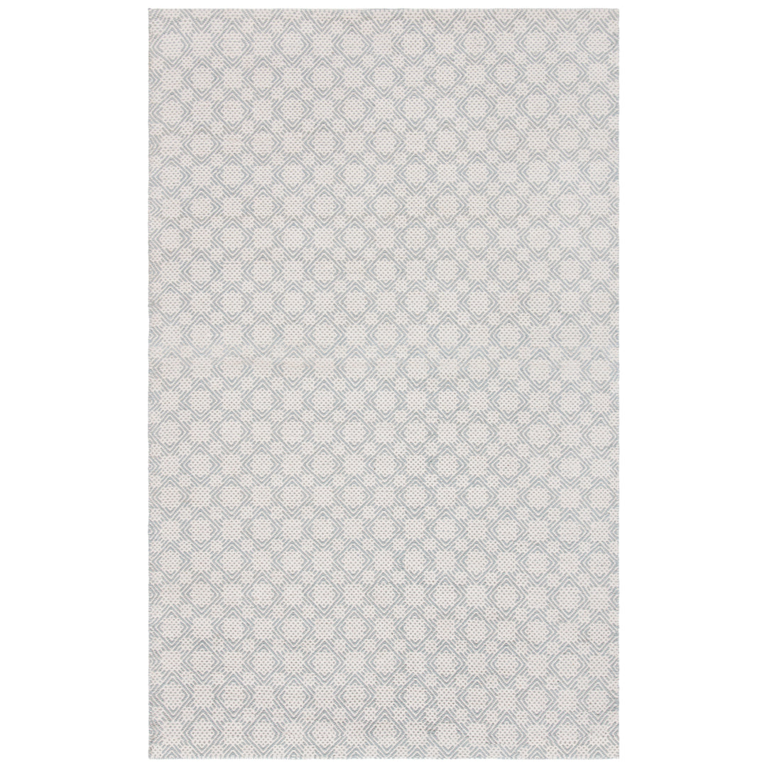 SAFAVIEH Cotton Kilim KLC222B Handwoven Grey / Ivory Rug Image 6