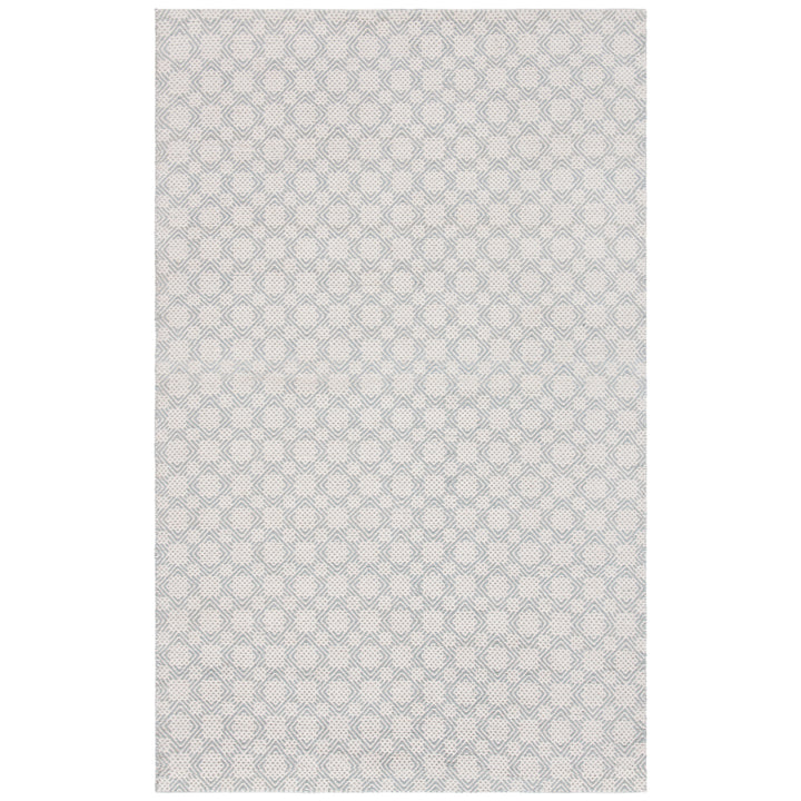 SAFAVIEH Cotton Kilim KLC222B Handwoven Grey / Ivory Rug Image 6