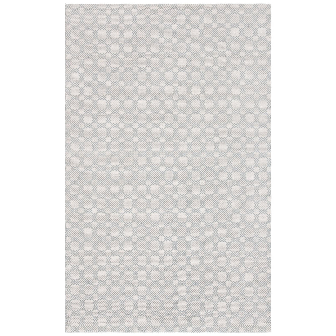 SAFAVIEH Cotton Kilim KLC222B Handwoven Grey / Ivory Rug Image 1