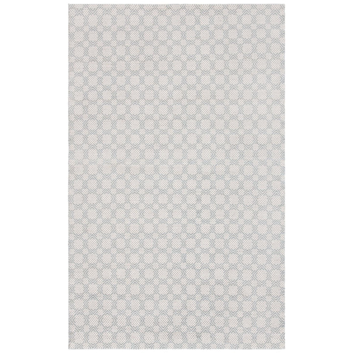 SAFAVIEH Cotton Kilim KLC222B Handwoven Grey / Ivory Rug Image 1