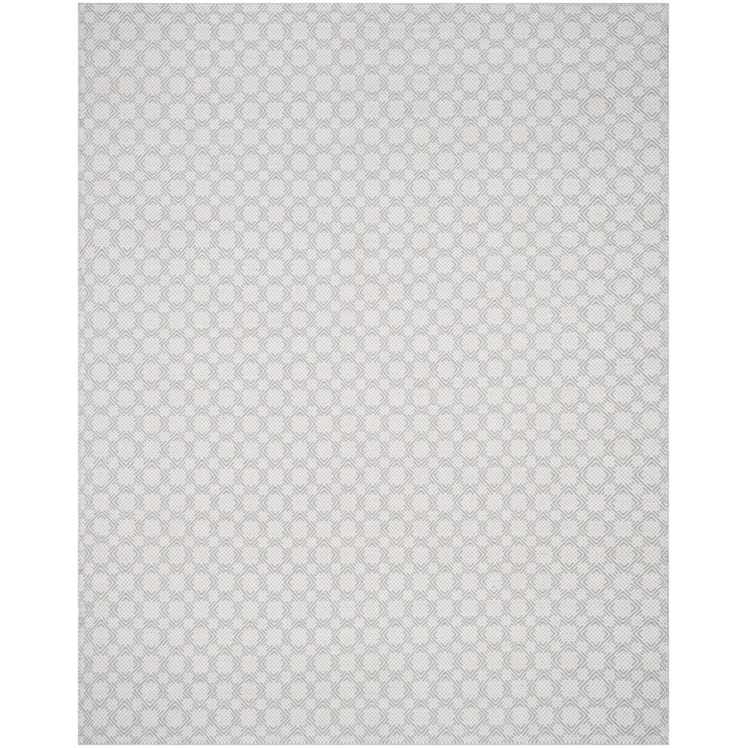 SAFAVIEH Cotton Kilim KLC222B Handwoven Grey / Ivory Rug Image 1