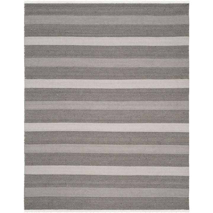 SAFAVIEH Kilim KLM103A Handwoven Grey / Black Rug Image 5