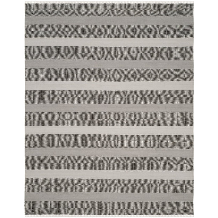 SAFAVIEH Kilim KLM103A Handwoven Grey / Black Rug Image 1