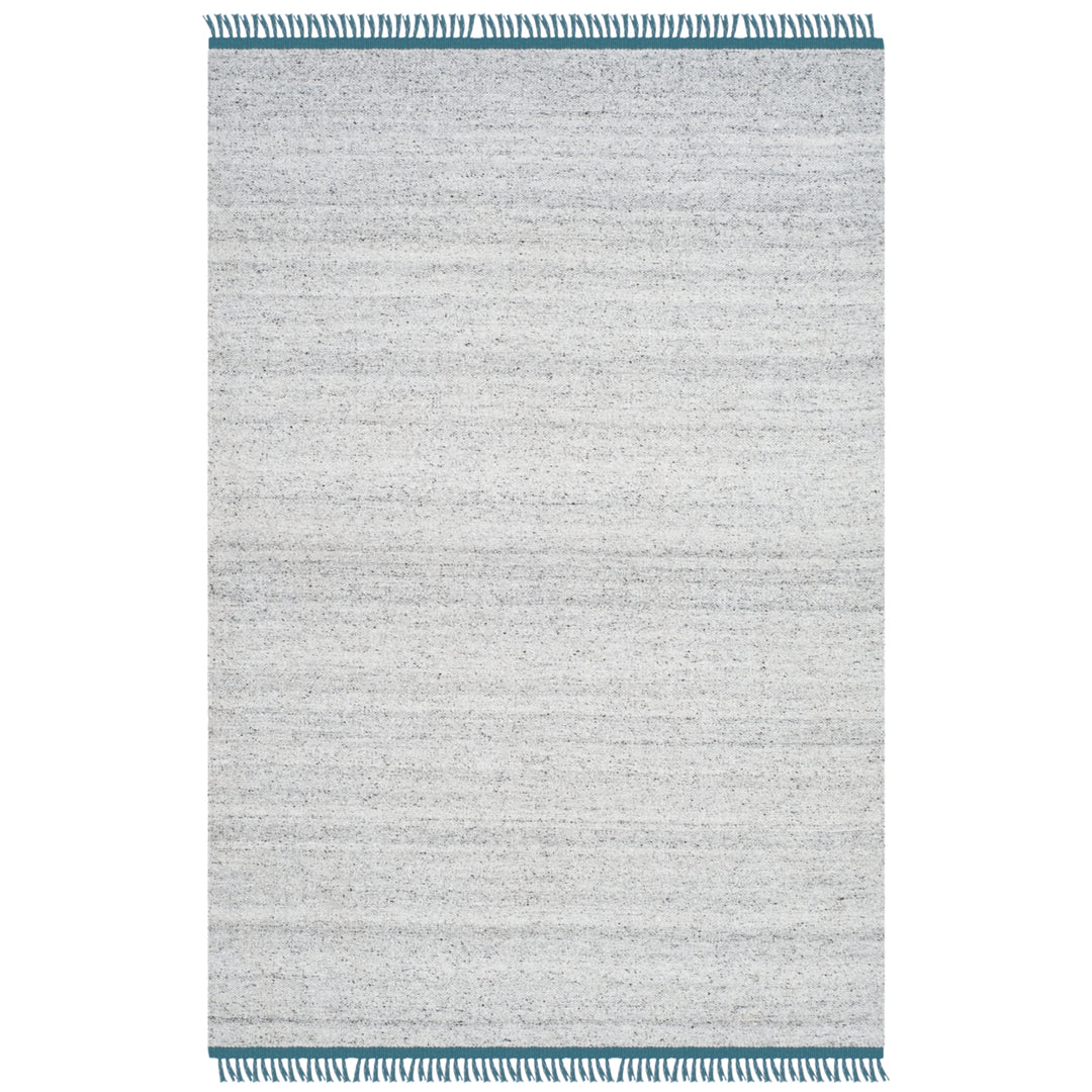 SAFAVIEH Kilim KLM111A Handwoven Grey / Ivory Rug Image 2