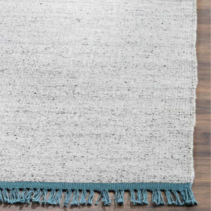 SAFAVIEH Kilim KLM111A Handwoven Grey / Ivory Rug Image 3