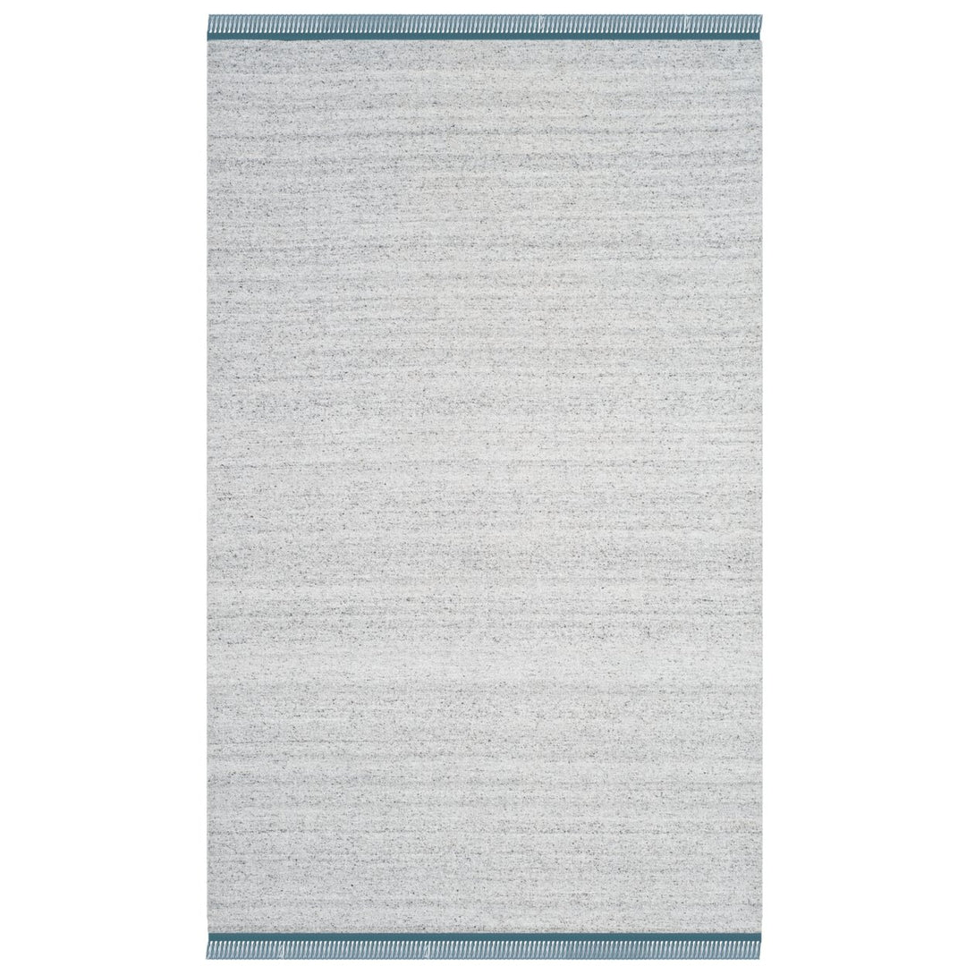 SAFAVIEH Kilim KLM111A Handwoven Grey / Ivory Rug Image 1