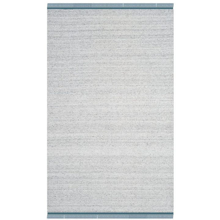 SAFAVIEH Kilim KLM111A Handwoven Grey / Ivory Rug Image 1