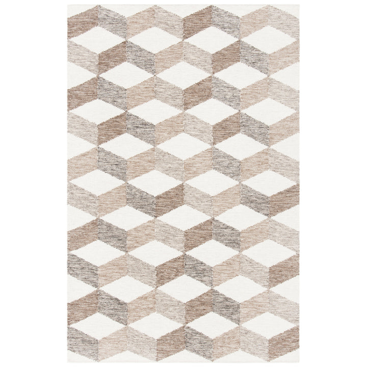 SAFAVIEH KLM154B Kilim Ivory / Brown Image 1