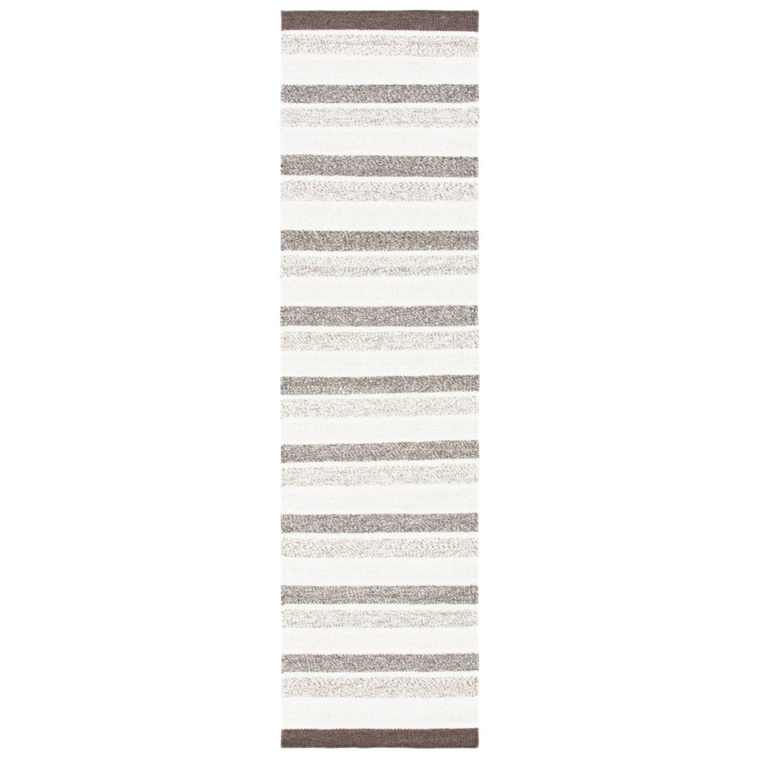 SAFAVIEH Kilim KLM151B Handwoven Ivory / Brown Rug Image 1