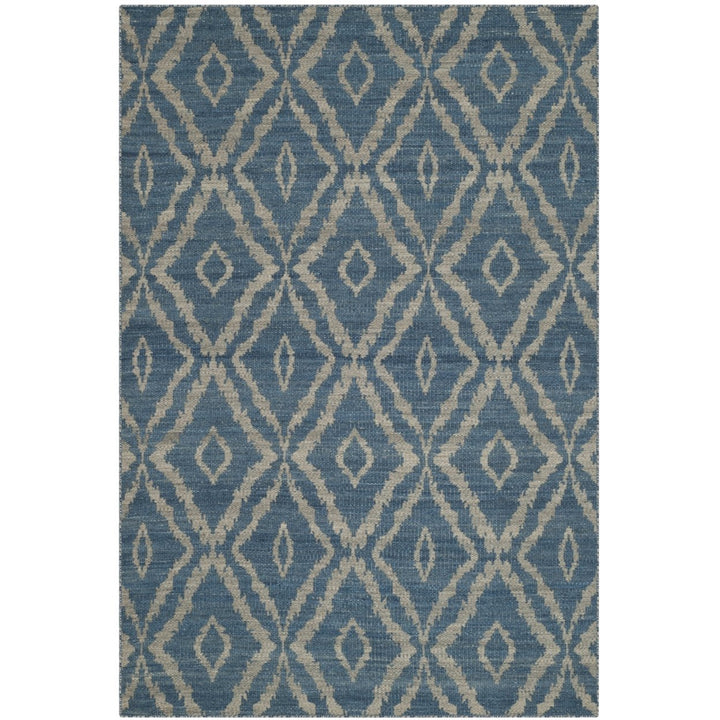 SAFAVIEH Kilim KLM215A Handwoven Blue / Grey Rug Image 2