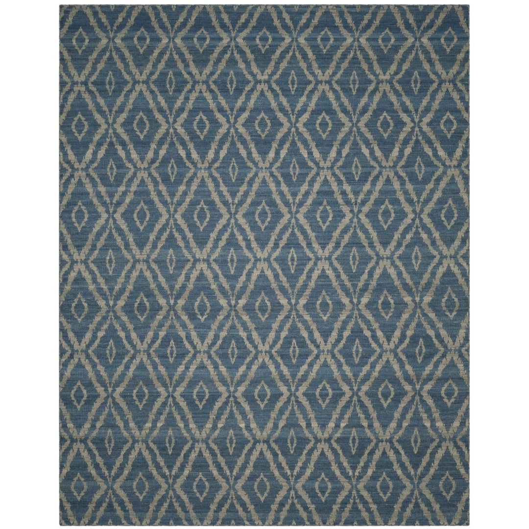 SAFAVIEH Kilim KLM215A Handwoven Blue / Grey Rug Image 5