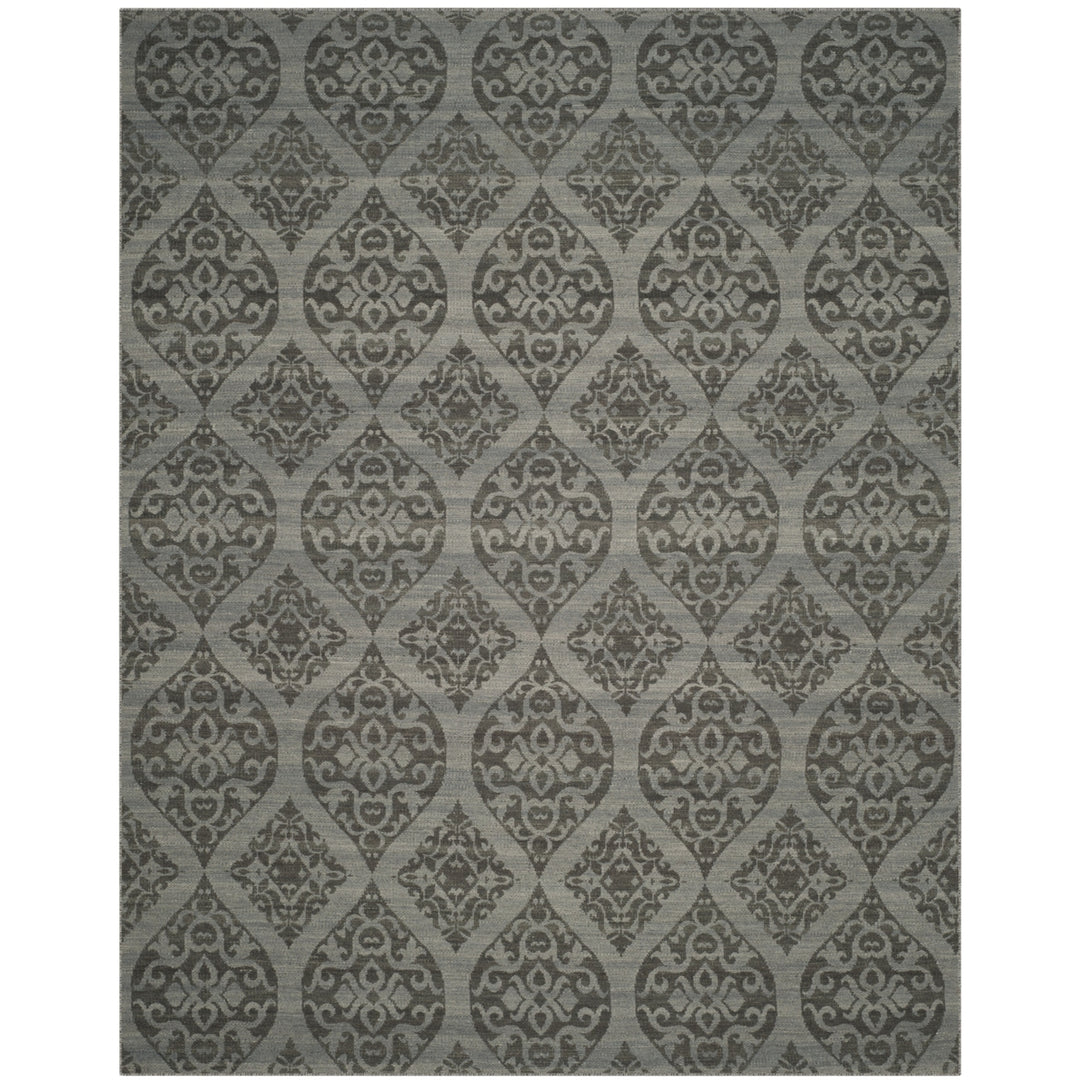 SAFAVIEH Kilim KLM224A Handwoven Grey / Dark Grey Rug Image 5