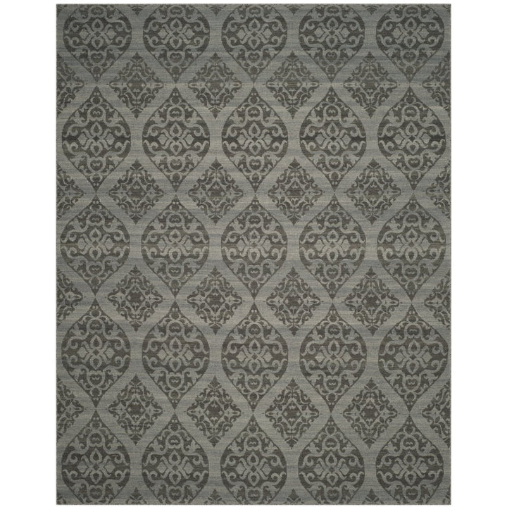 SAFAVIEH Kilim KLM224A Handwoven Grey / Dark Grey Rug Image 1