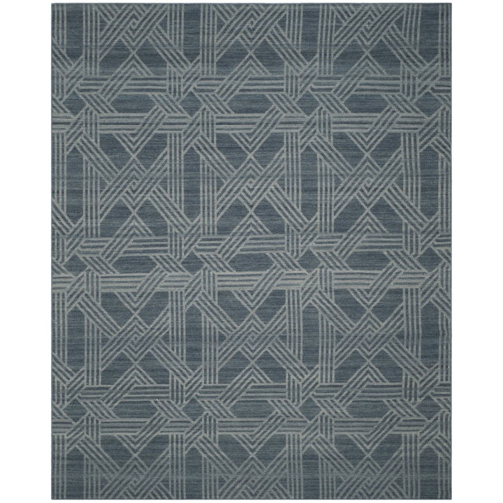 SAFAVIEH Kilim KLM251B Handwoven Blue / Light Blue Rug Image 4