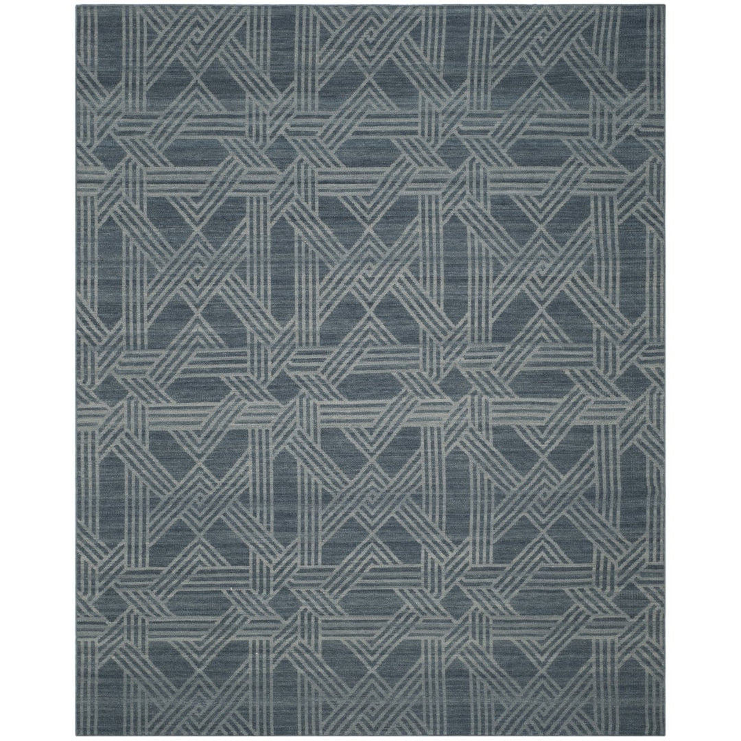 SAFAVIEH Kilim KLM251B Handwoven Blue / Light Blue Rug Image 1