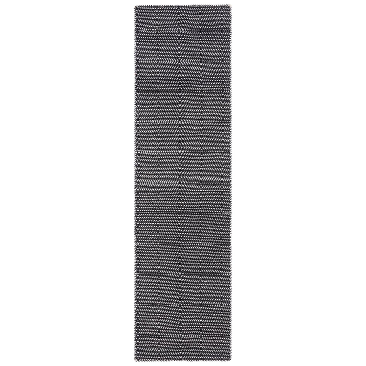 SAFAVIEH Kilim KLM380Z Handwoven Black / Ivory Rug Image 1