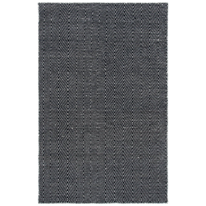 SAFAVIEH Kilim KLM380Z Handwoven Black / Ivory Rug Image 1