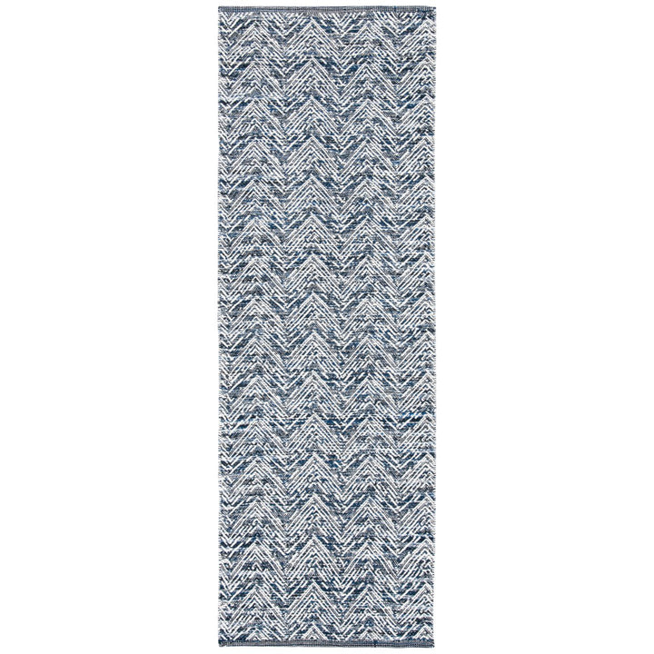 SAFAVIEH Kilim Collection KLM401N Handwoven Navy Rug Image 1