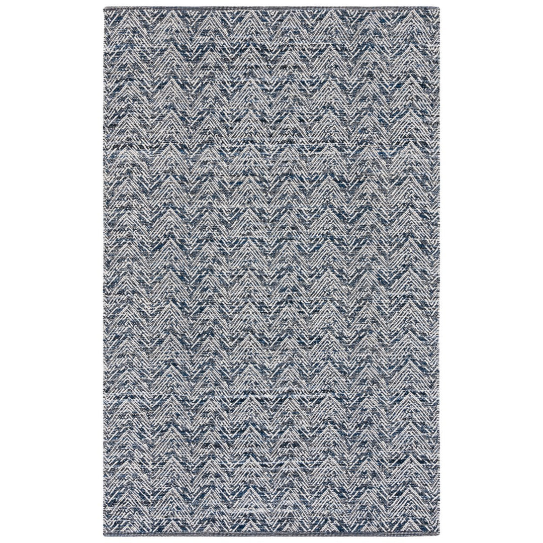 SAFAVIEH Kilim Collection KLM401N Handwoven Navy Rug Image 1