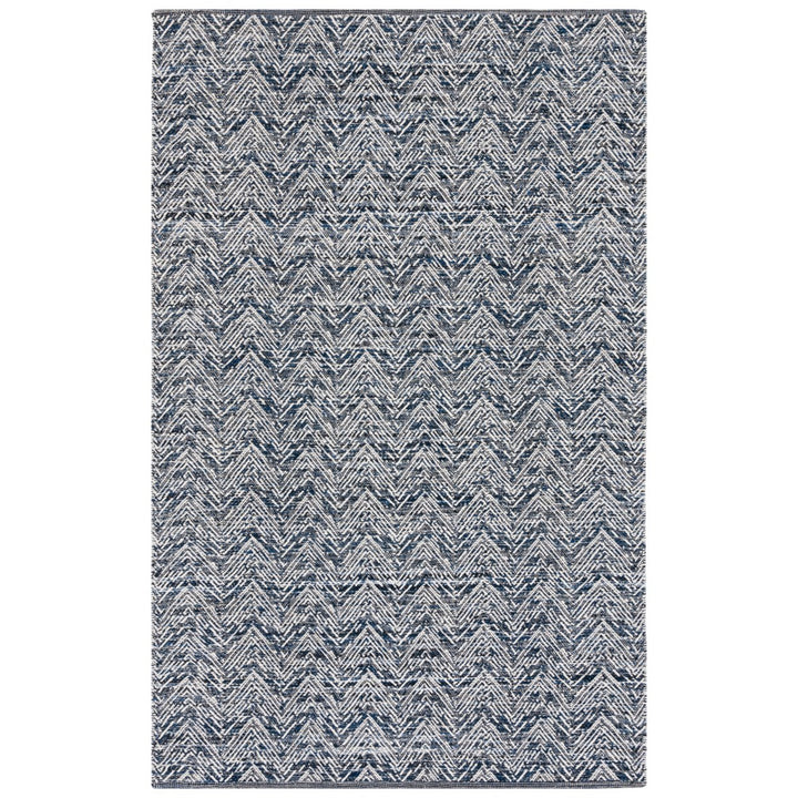 SAFAVIEH Kilim Collection KLM401N Handwoven Navy Rug Image 1