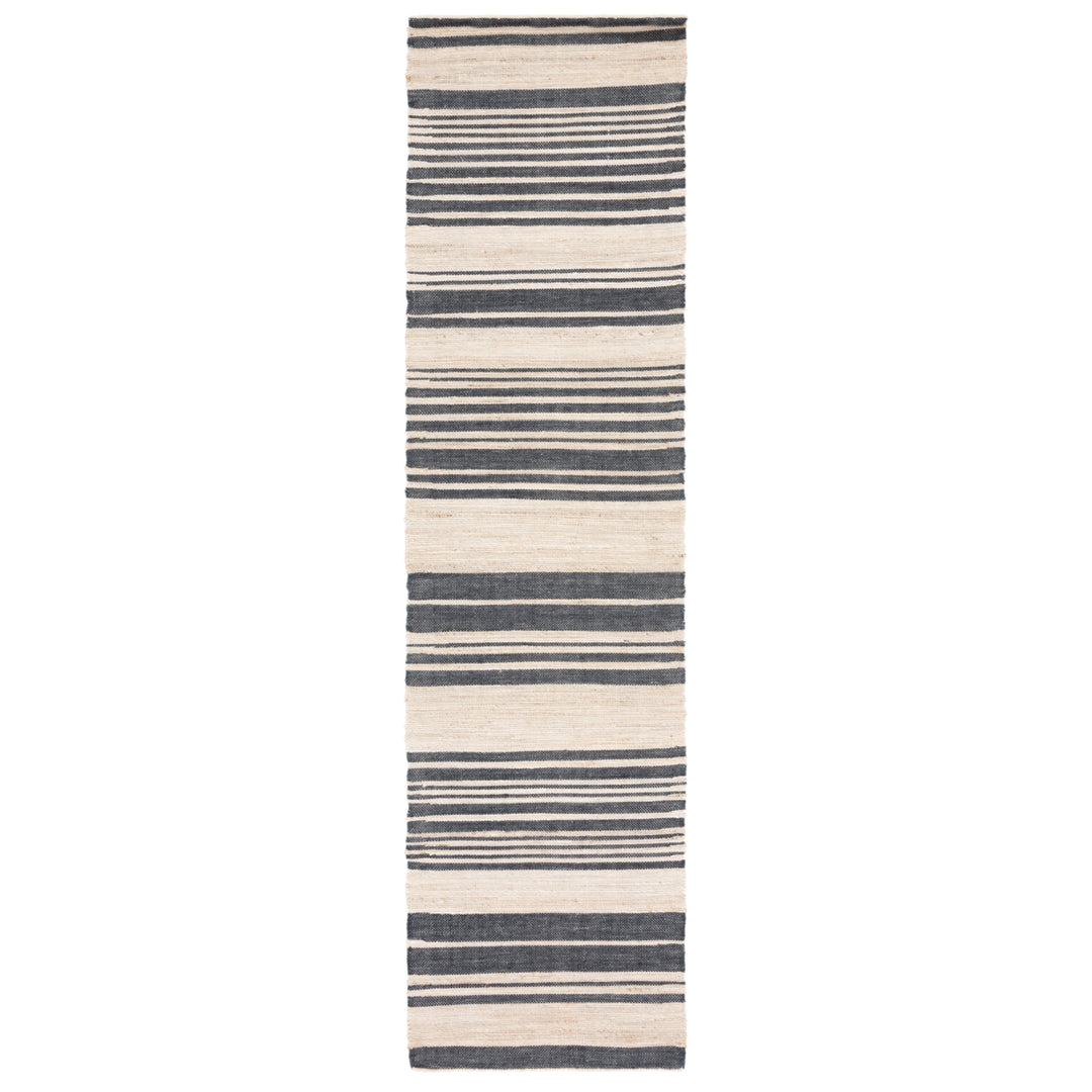 SAFAVIEH Kilim KLM463H Handwoven Ivory / Charcoal Rug Image 3