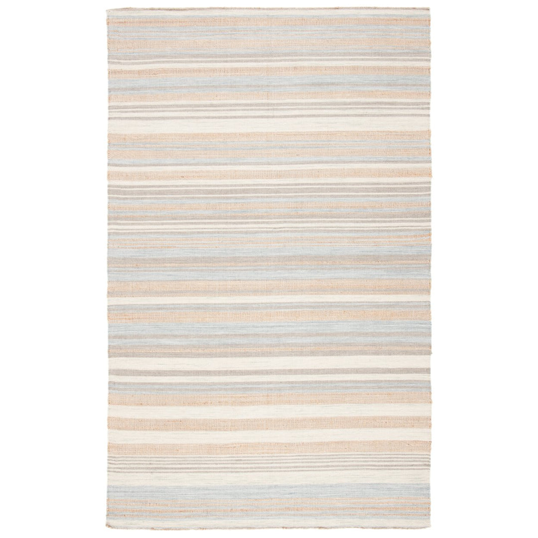 SAFAVIEH Kilim KLM461L Handwoven Natural /Light Blue Rug Image 8