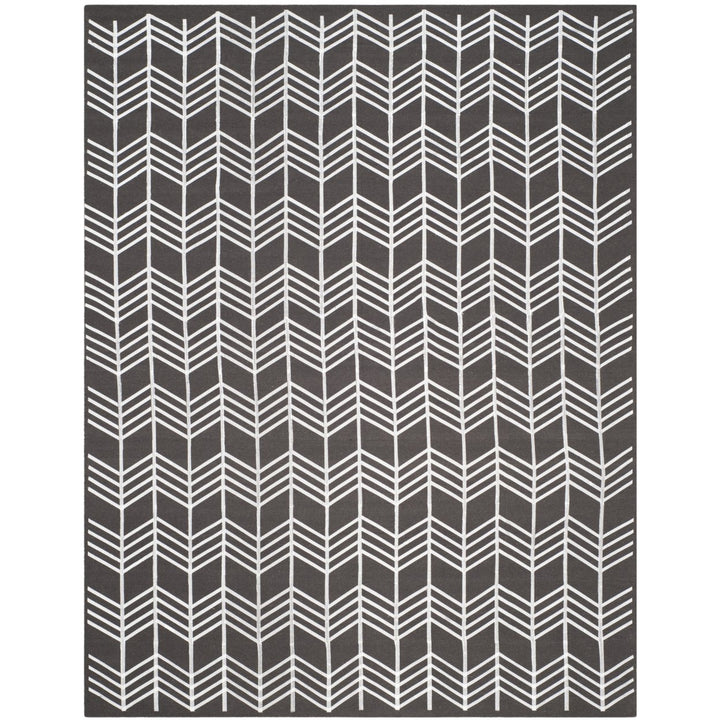 SAFAVIEH Kilim Collection KLM624C Handwoven Charcoal Rug Image 1