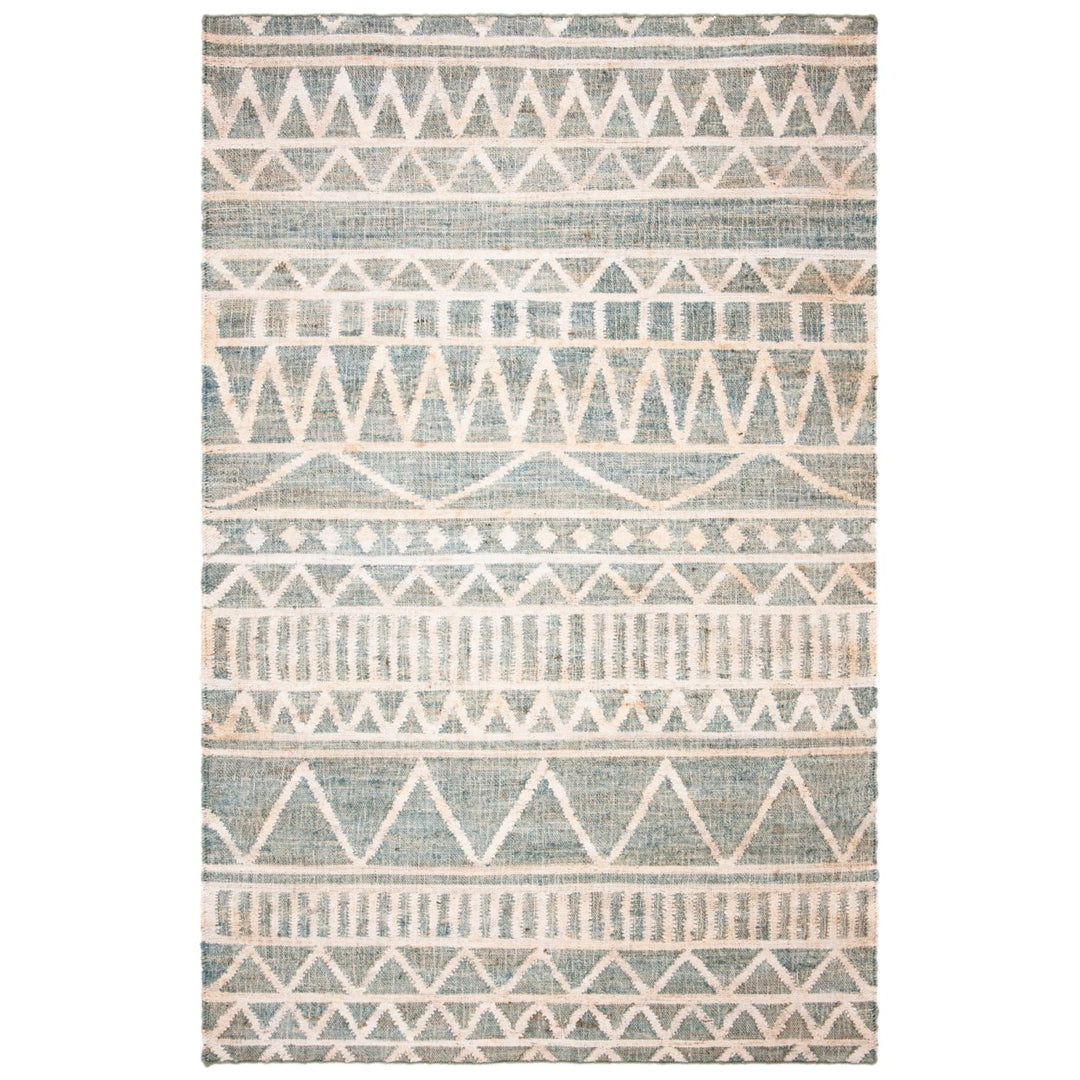 SAFAVIEH Kilim KLM752H Handmade Blue / Beige Rug Image 1