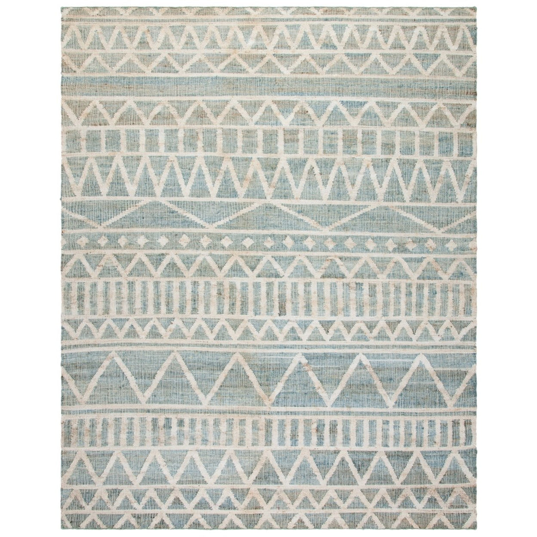 SAFAVIEH Kilim KLM752H Handmade Blue / Beige Rug Image 1