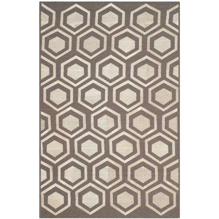 SAFAVIEH Kilim Collection KLM629A Handwoven Grey Rug Image 1