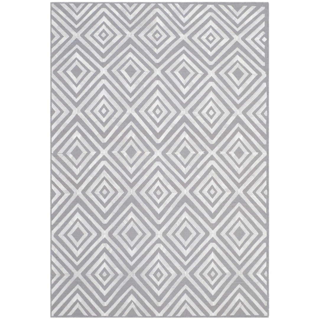 SAFAVIEH Kilim Collection KLM627A Handwoven Grey Rug Image 1