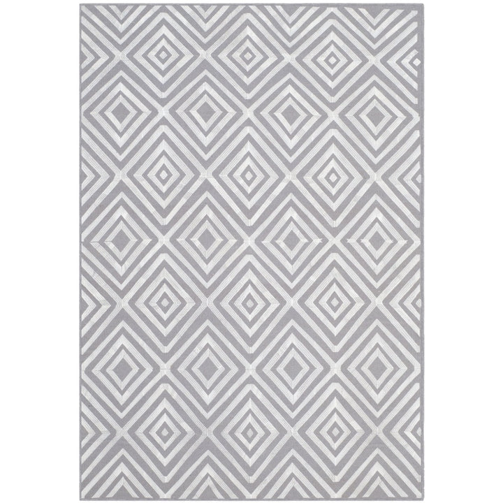 SAFAVIEH Kilim Collection KLM627A Handwoven Grey Rug Image 1