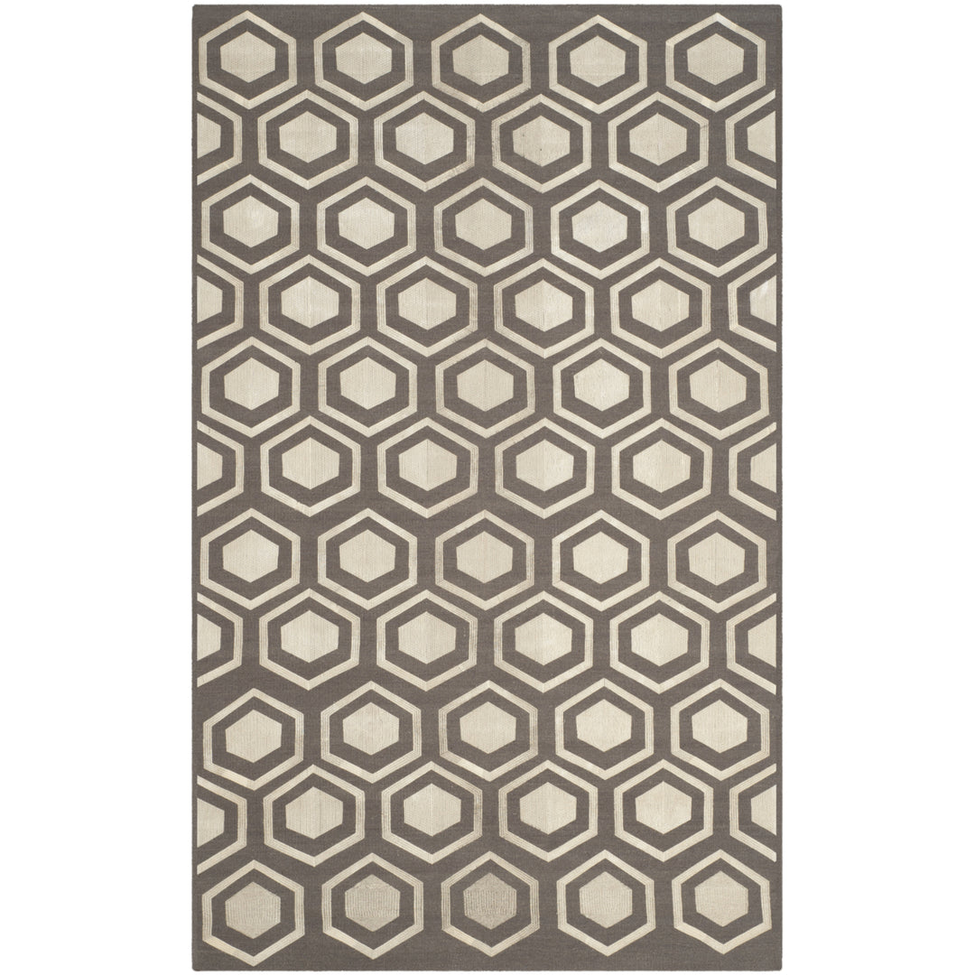 SAFAVIEH Kilim Collection KLM629A Handwoven Grey Rug Image 3